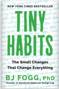 What are good work habits? Tiny Habits by BJ Fogg is a great book on building small habits.