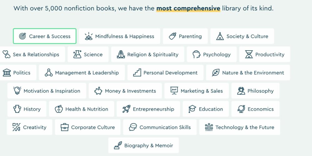Is Blinkist worth it? With its extensive library, Blinkist has more than 5,000 books to listen to or read from the app.