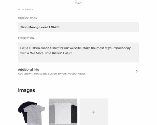 Is Squarespace a good website builder: You can add products simply through their page selection.