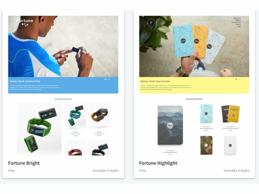 bigcommerce seo review: BigCommerce has a nice selection of themes to choose from, including free ones.
