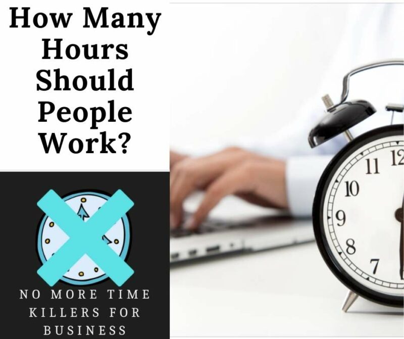 Top three priorities at work: This post goes over how many people should or should not work, based on the real number of hours.
