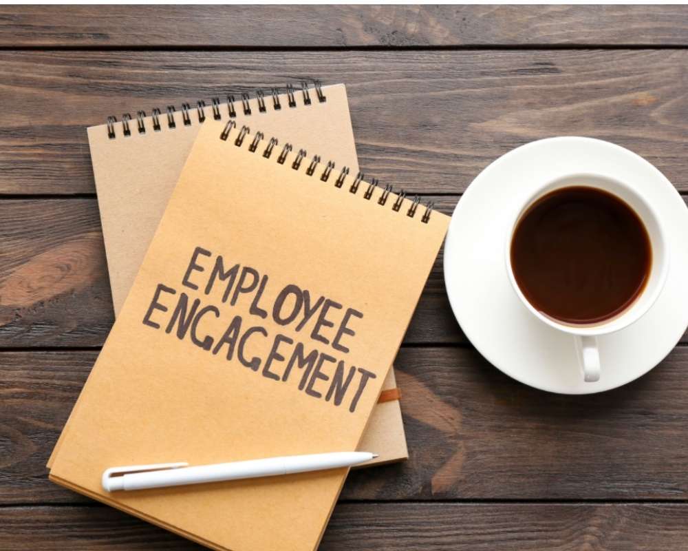 Top three priorities at work: Employee engagement is important for the staff to perform their best on the job.