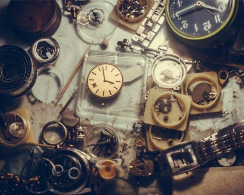 How to start a business in a garage: A watch repair shop can be ideal for starting in a garage.