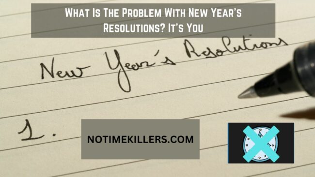 What is the problem with new year's resolutions? This post will go over the main problem with new year's resolutions.