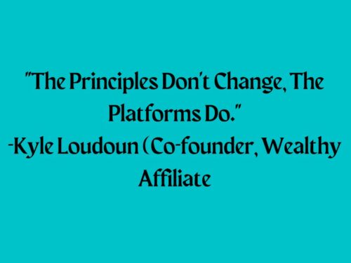 Can you really make money at Wealthy Affiliate? This quote from Kyle about the WA platform.
