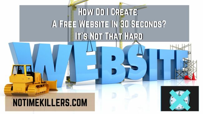 How do I create a free website in 30 seconds? This post will go over the basic steps to creating a website in under 30 seconds.