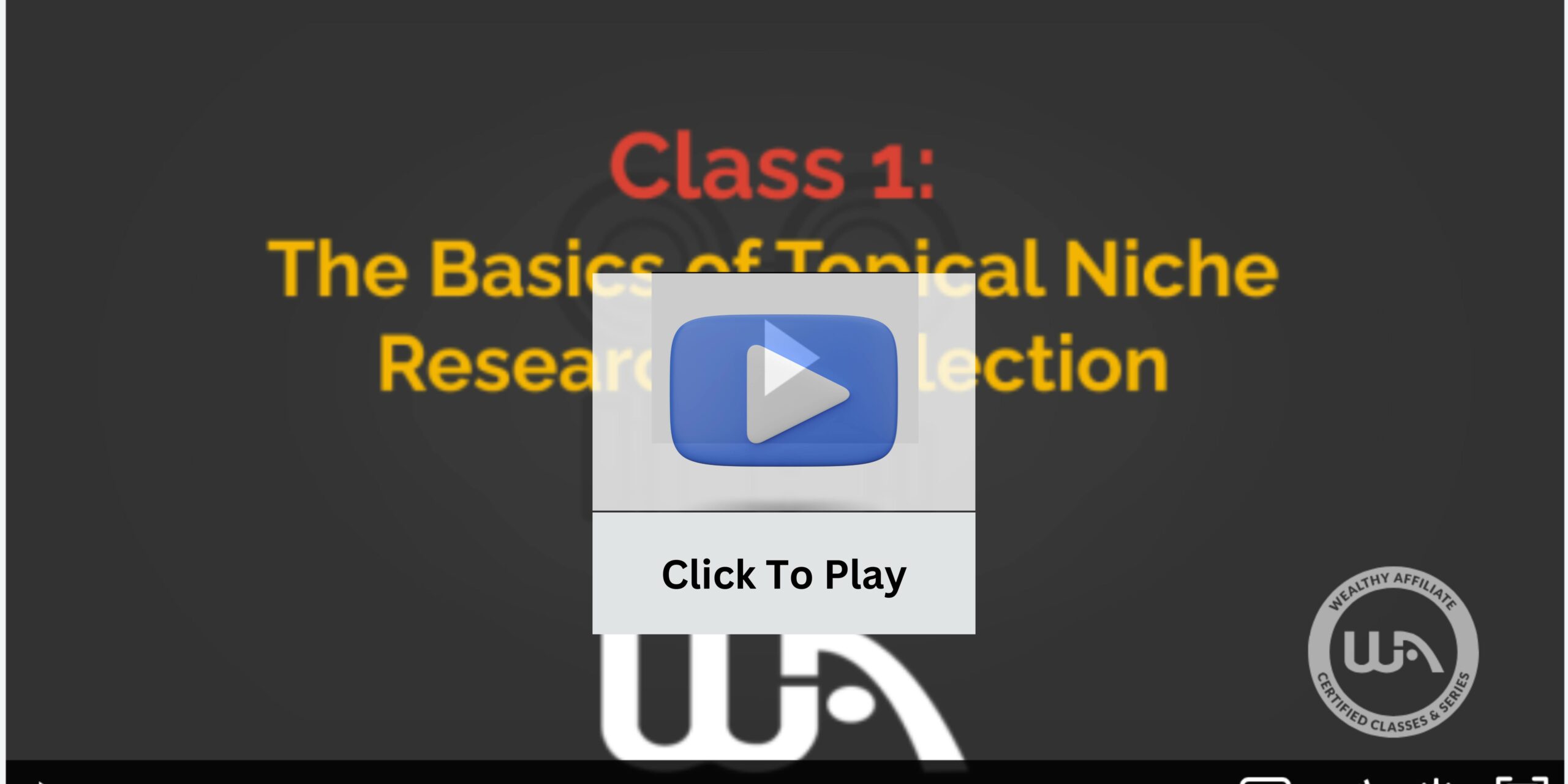 Is niche research worthwhile in digital marketing? This video is an expert class on topical niche research and the basics.