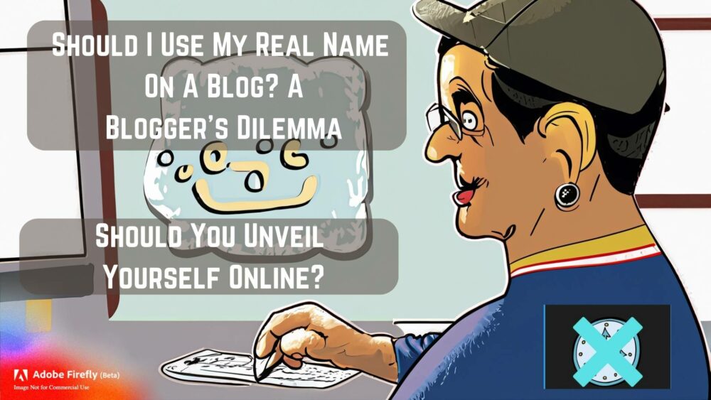 Should I use my real name in a blog? This post will over whether to use a real name or a pen name on a blog.