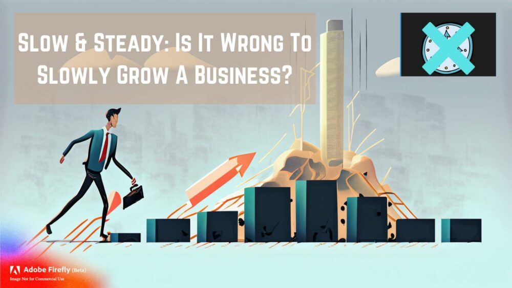 Is it wrong to slowly grow a business? This post will go over whether slow or fast business growth is better.